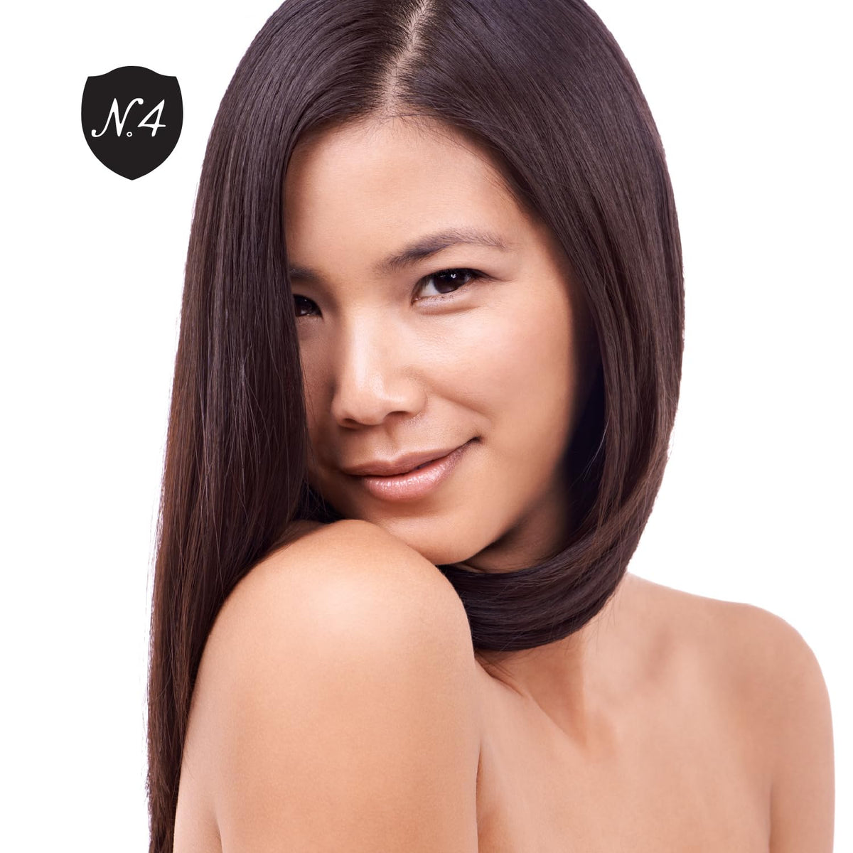 Number 4 Hydrating Conditioner premium packaging on shelf communicates quality.