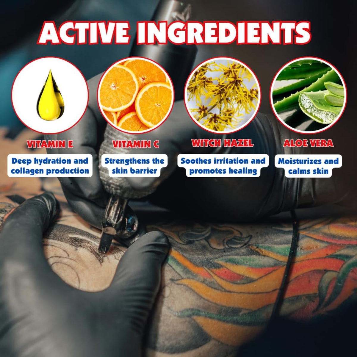NUMBer HEALer tattoo aftercare gel texture demonstrates fast absorption without greasiness