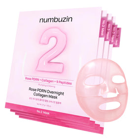 Numbuzin No.2 color-changing collagen mask absorbing to hydrate the skin