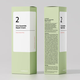 Absorption close-up of Numbuzin No.2 Cream showing non-greasy feel