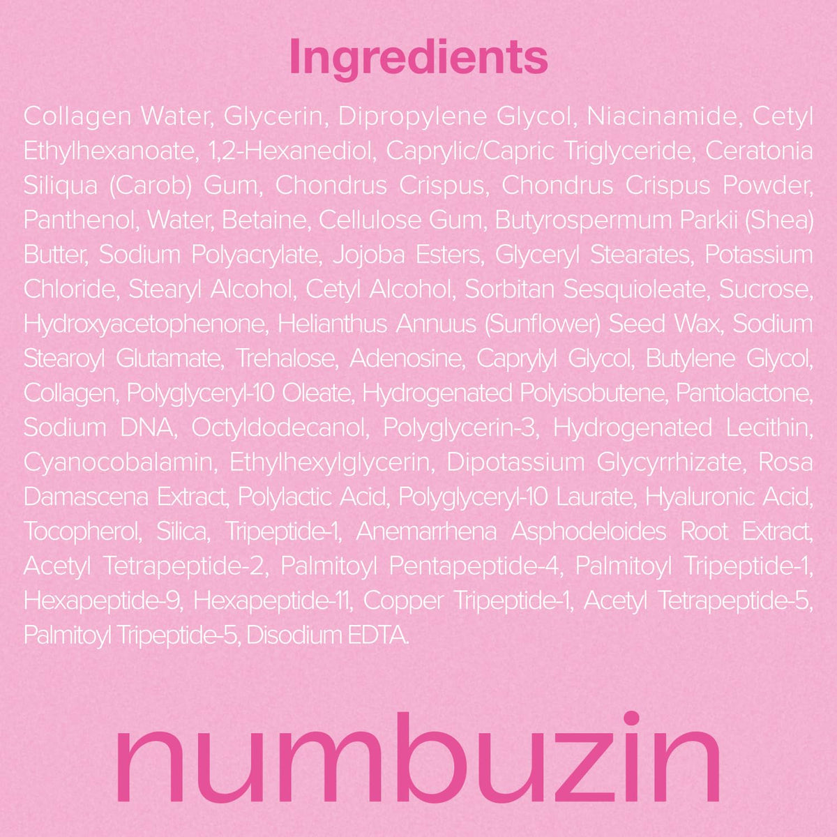 Numbuzin No.2X serum step enhances plumping before mask