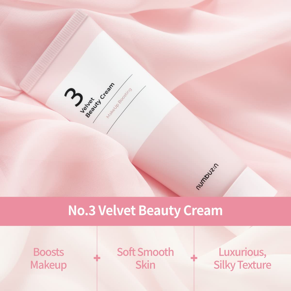 Numbuzin No.3 Cream hydrates deeply and feels comfortable on skin