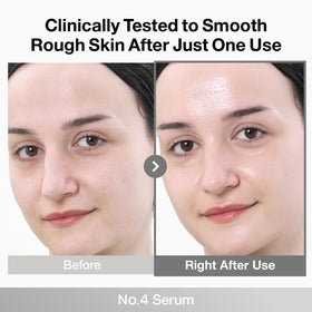 Numbuzin No.4 uses ceramides and panthenol to support moisture for a healthy-looking barrier.