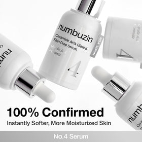 Numbuzin No.4 refines pores and uneven texture for a makeup-ready finish.