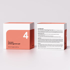 Numbuzin No.4 pads come in a 70 pad pack for easy routine.