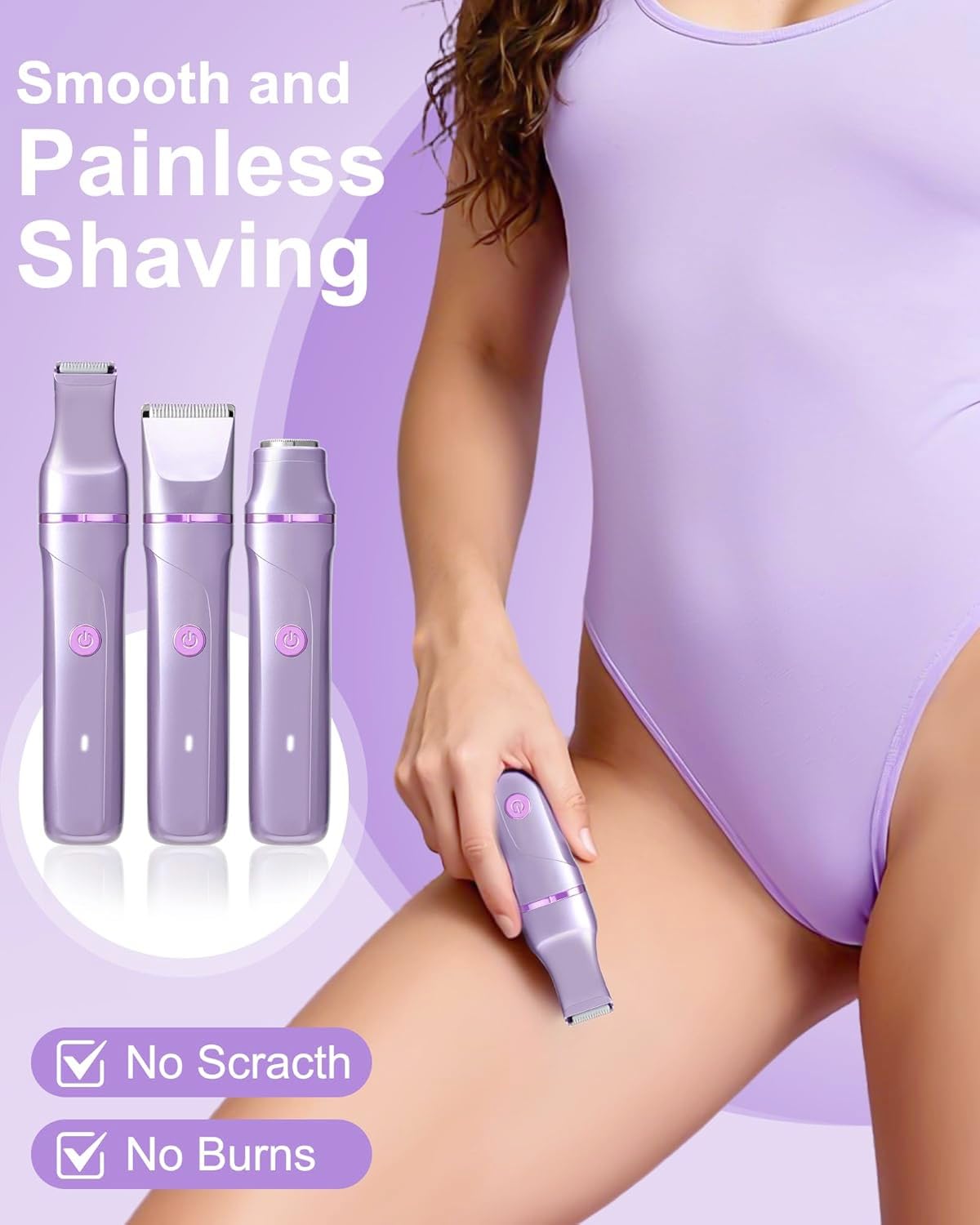Ceramic blade on NUMIFUN trimmer provides smooth skin contact