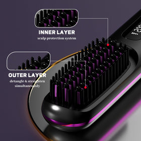 NUMOYA Go Brush Pro 60-second heat-up aids quick mornings.