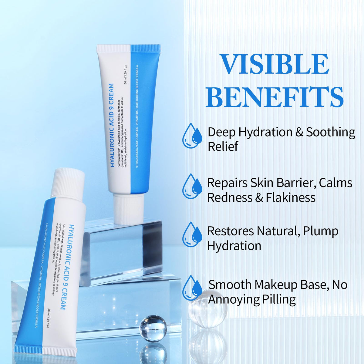 NUNUDA morning and night routine graphic illustrates versatile all-in-one moisturizer