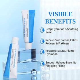 NUNUDA morning and night routine graphic illustrates versatile all-in-one moisturizer