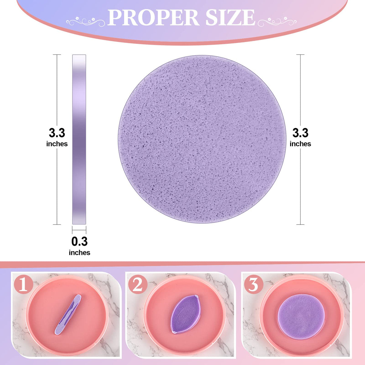 Nuogo yellow compressed facial sponge expands for thorough cleansing and exfoliation