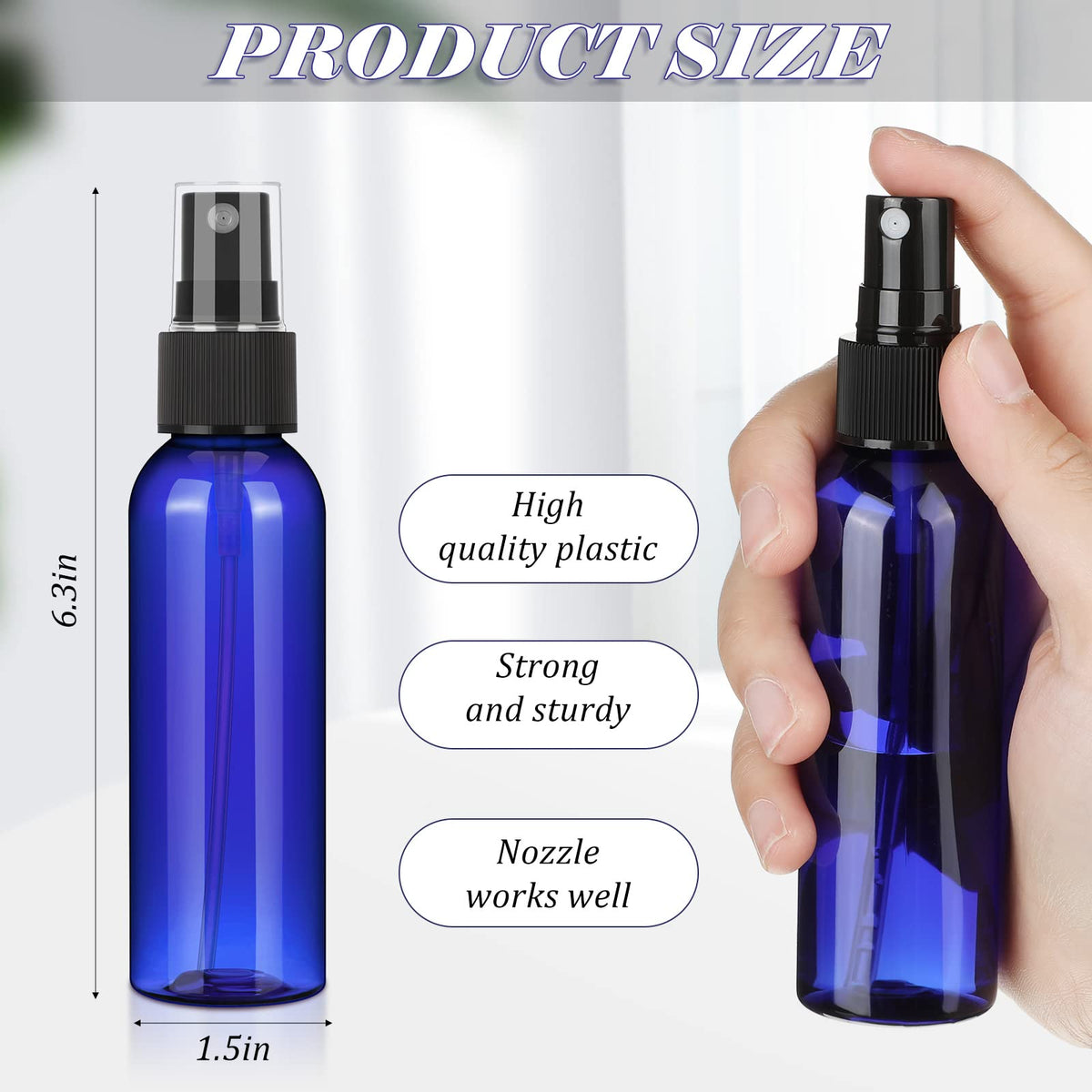 Nuogo 90-pack spray bottles keep your kit stocked and portable.