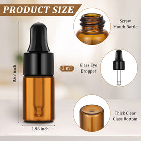 Nuogo amber glass bottle cap close-up showing silicone seal