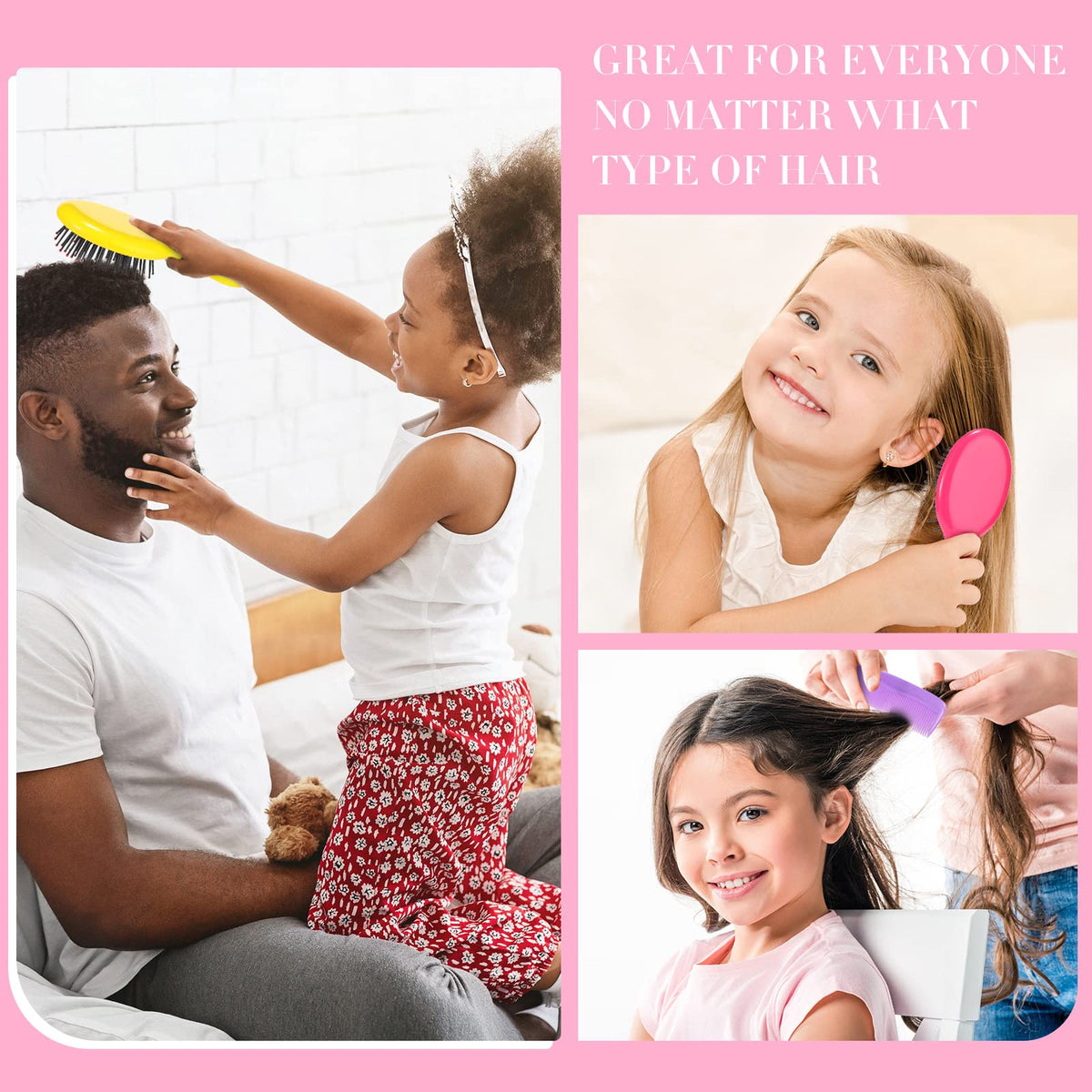 Nuogo baby brush with ventilation holes for faster drying after bath