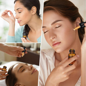 Nuogo beauty oil dispensing bottle for essential oils and cosmetics