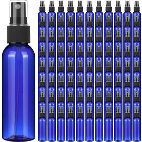Nuogo blue 4oz spray bottle for portable fragrance on the go.