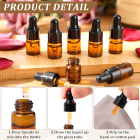 Nuogo 2 ml dropper bottle ideal for beard oil, hair oil, and samples.