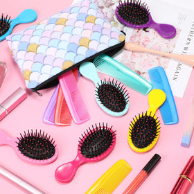 Nuogo dry-hair airflow friendly brush for faster blow-drying