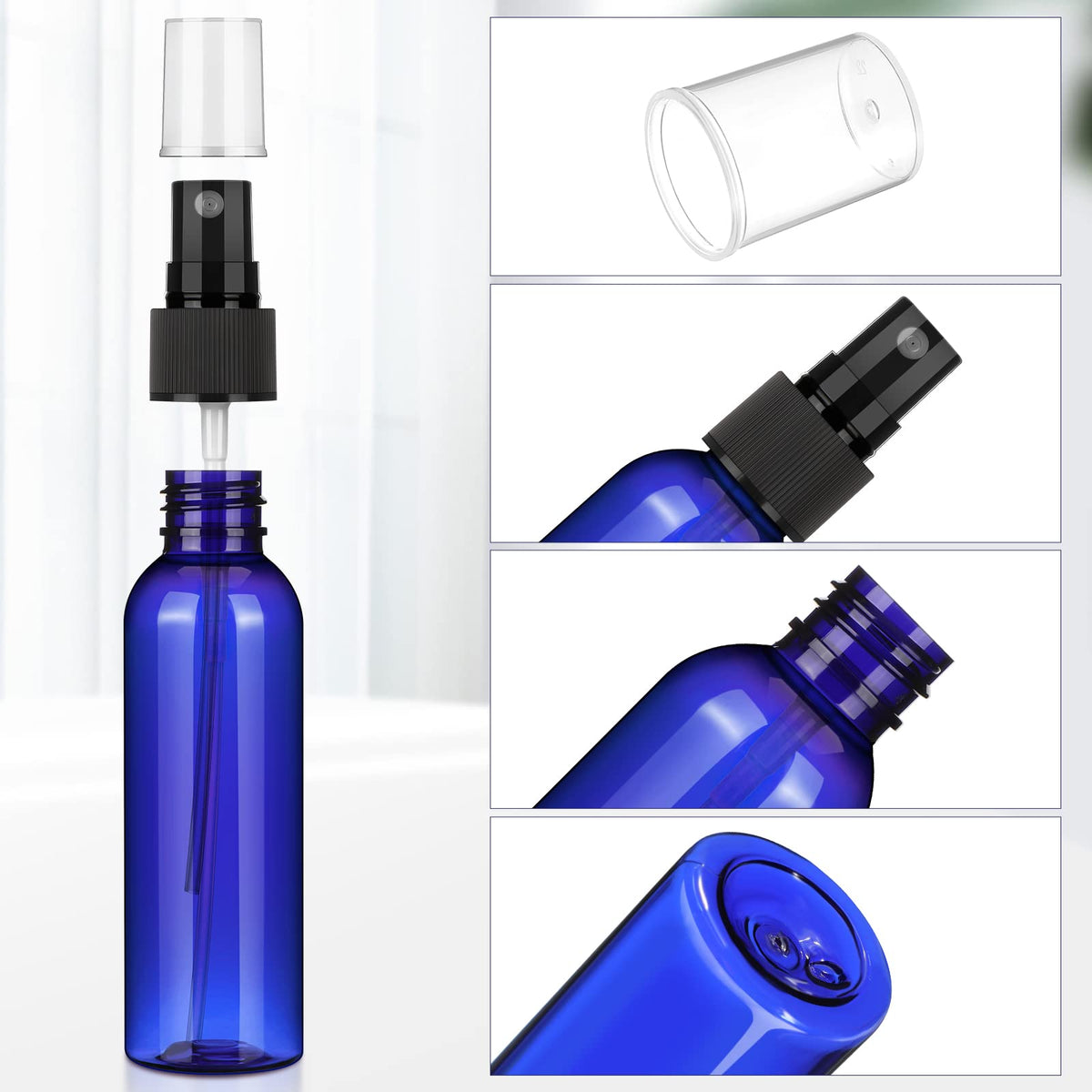 Nuogo nozzle cap has a dust-cover to keep the spray area clean.