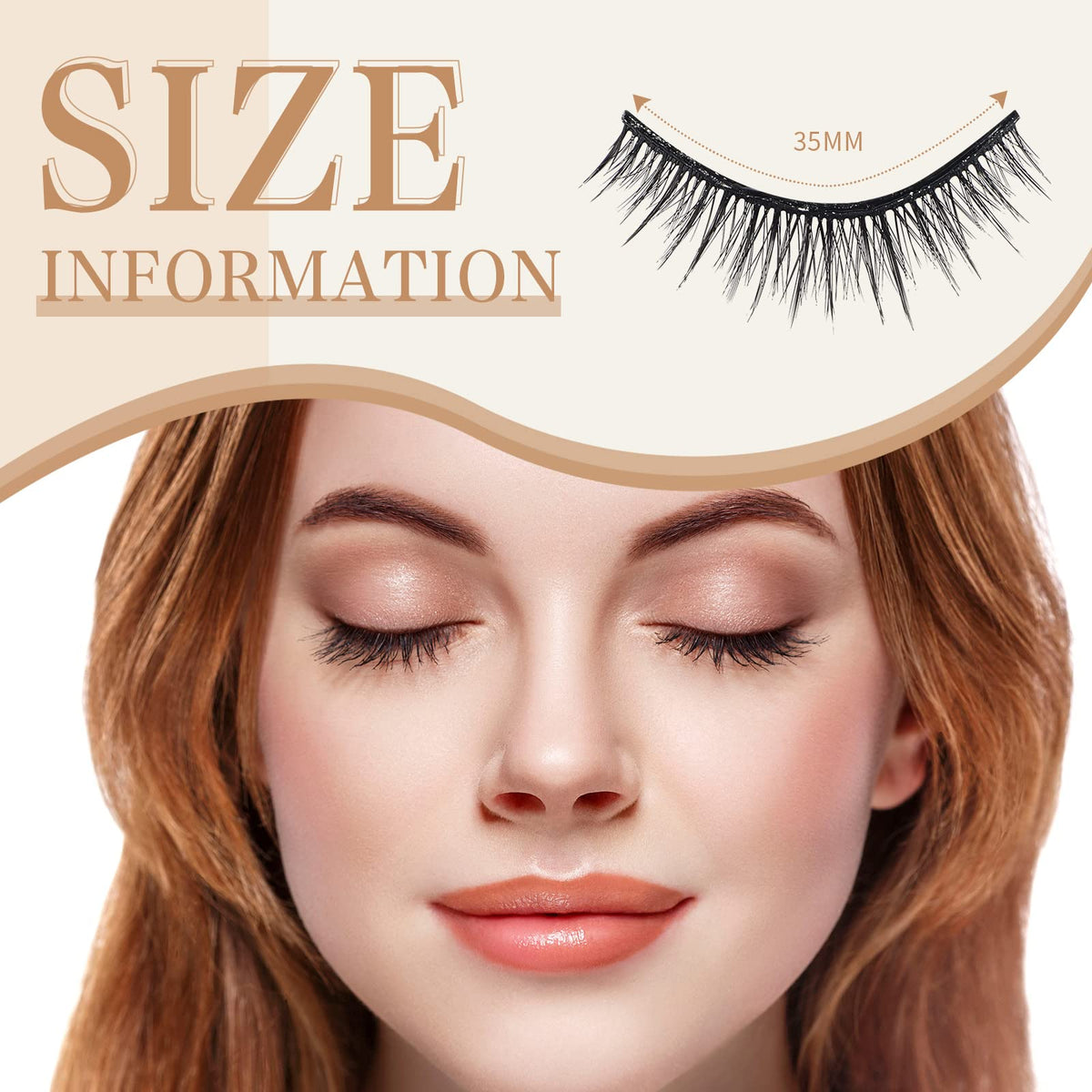 Nuogo eyelash applicator tool aiding precise lash placement.