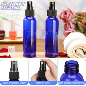 Nuogo spray bottle features a leak-proof threaded top to prevent spills.