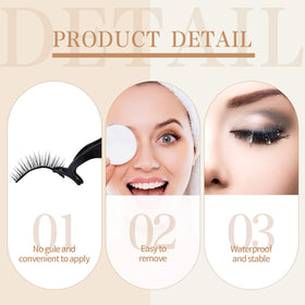 Nuogo waterproof fiber lashes stay secure during daily activities.
