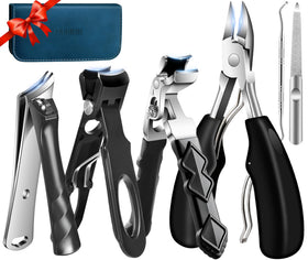 NURIUN podiatrist toenail clipper for thick nails with precise trimming.