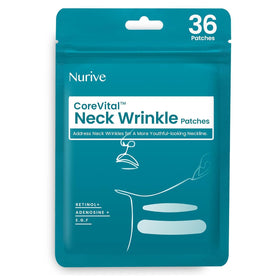 NURIVE Advanced Wrinkle Patches 60-count for overnight smoother skin and wrinkle minimization