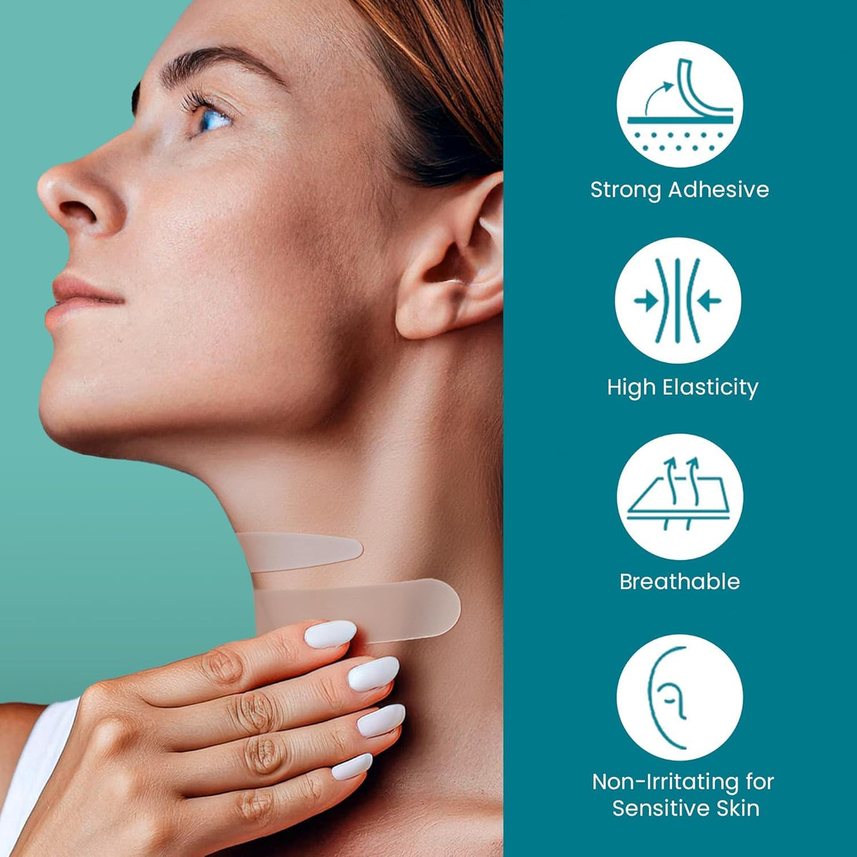 NURIVE Forehead Wrinkle Patches highlighting care and subtle smoothing
