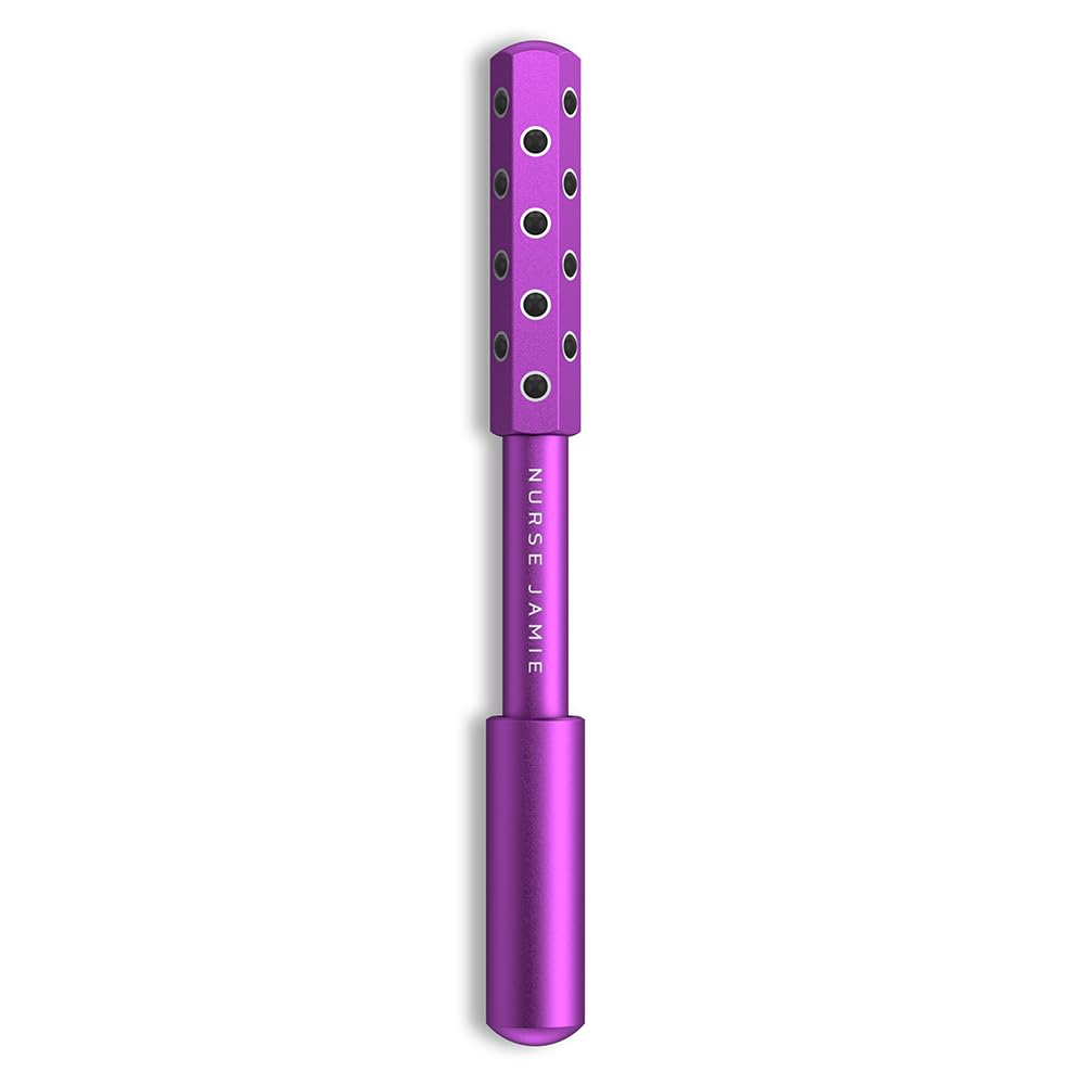 Nurse Jamie UpLift roller on relaxed skin with cooling feel