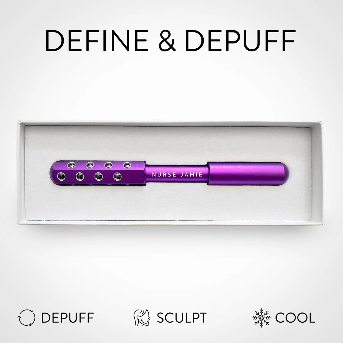 Nurse Jamie UpLift travel-friendly roller ideal for on-the-go skincare