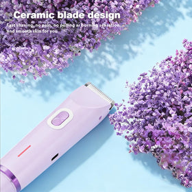 NURSETEK 2-in-1 shaver for legs and underarms: efficient body grooming.