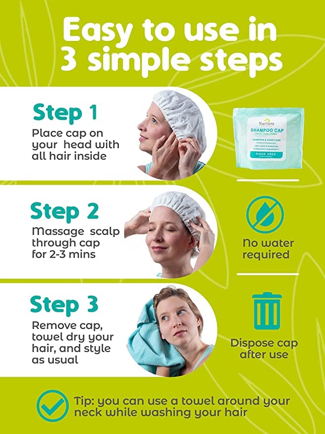 Nurture Valley pH-balanced cap ideal for sensitive skin.