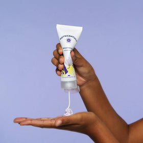 Nu Skin Brighter Day Exfoliant Scrub mineral particles close-up demonstrate extra-fine exfoliation