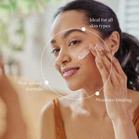 Product in daily routine setup illustrating all-day hydration