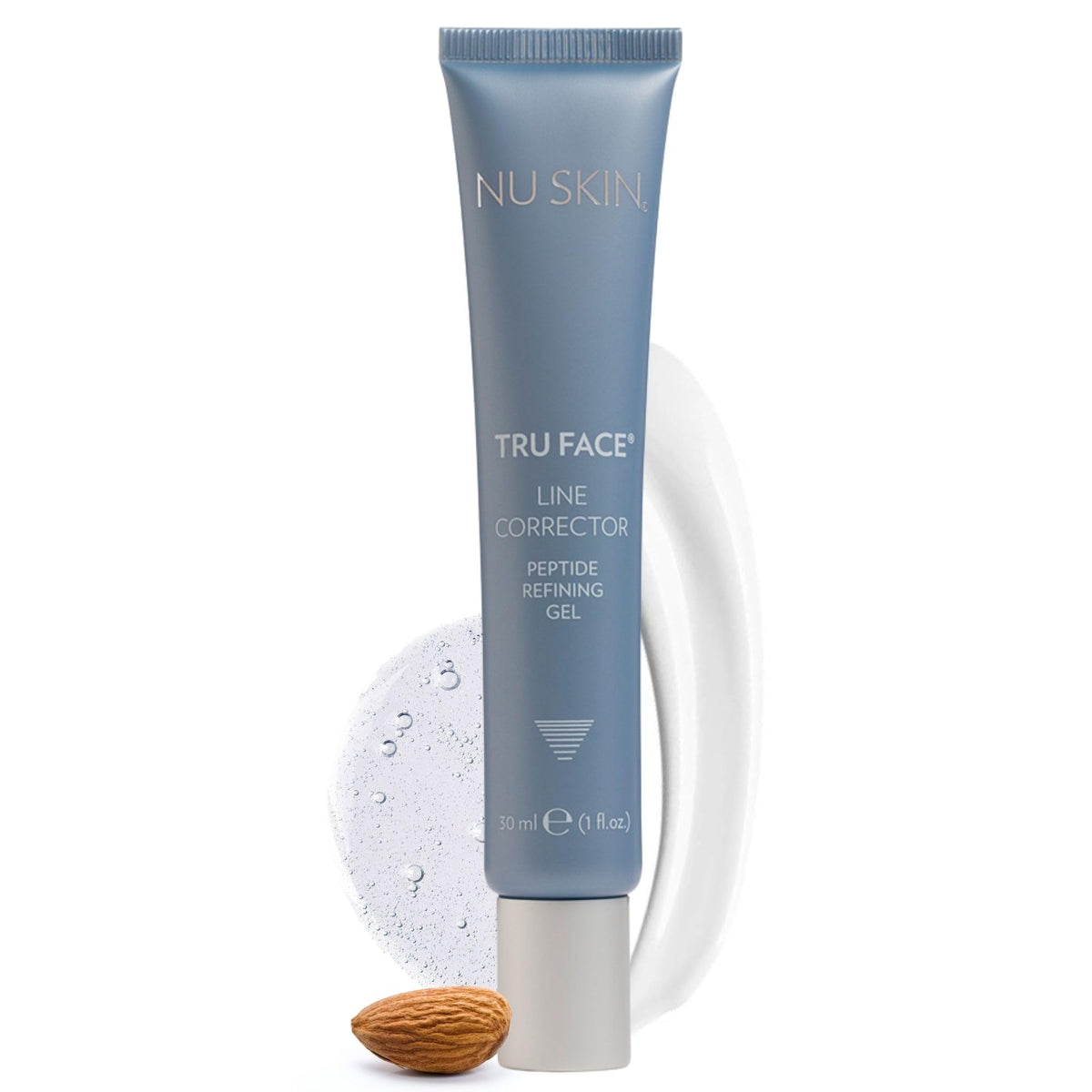 Nu Skin Tru Face Line Corrector tube front view for targeted wrinkle care.