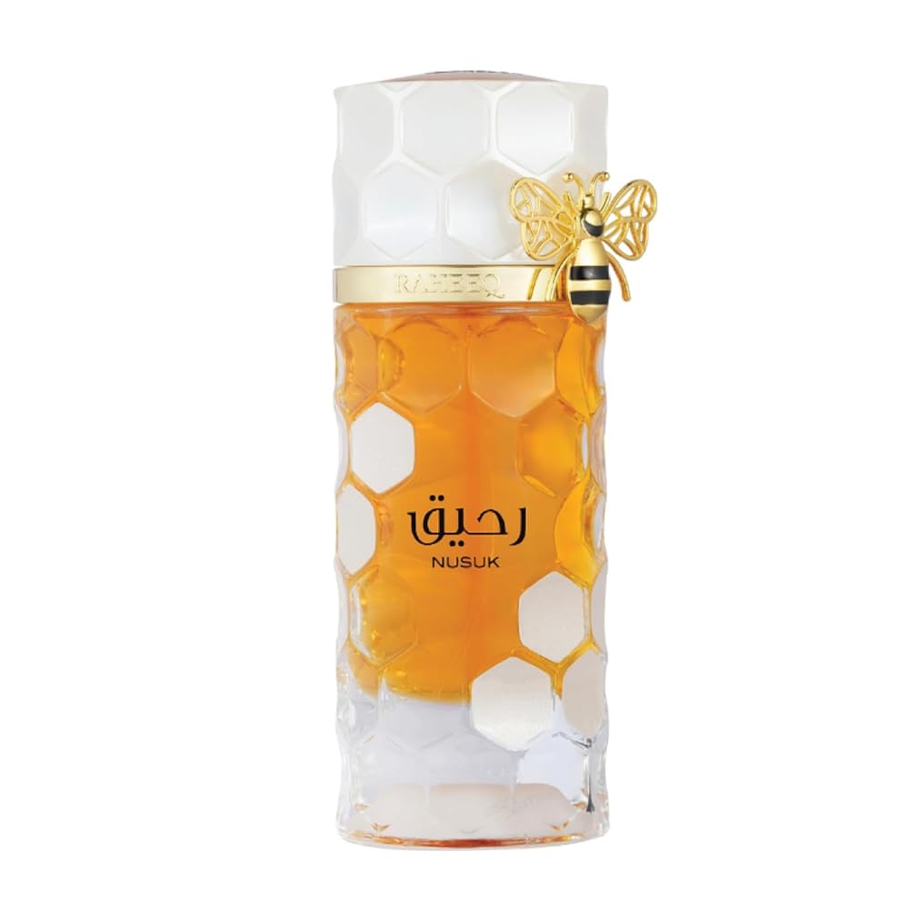Nusuk Raheeq perfume cap closeup highlights premium finish and attention to detail.