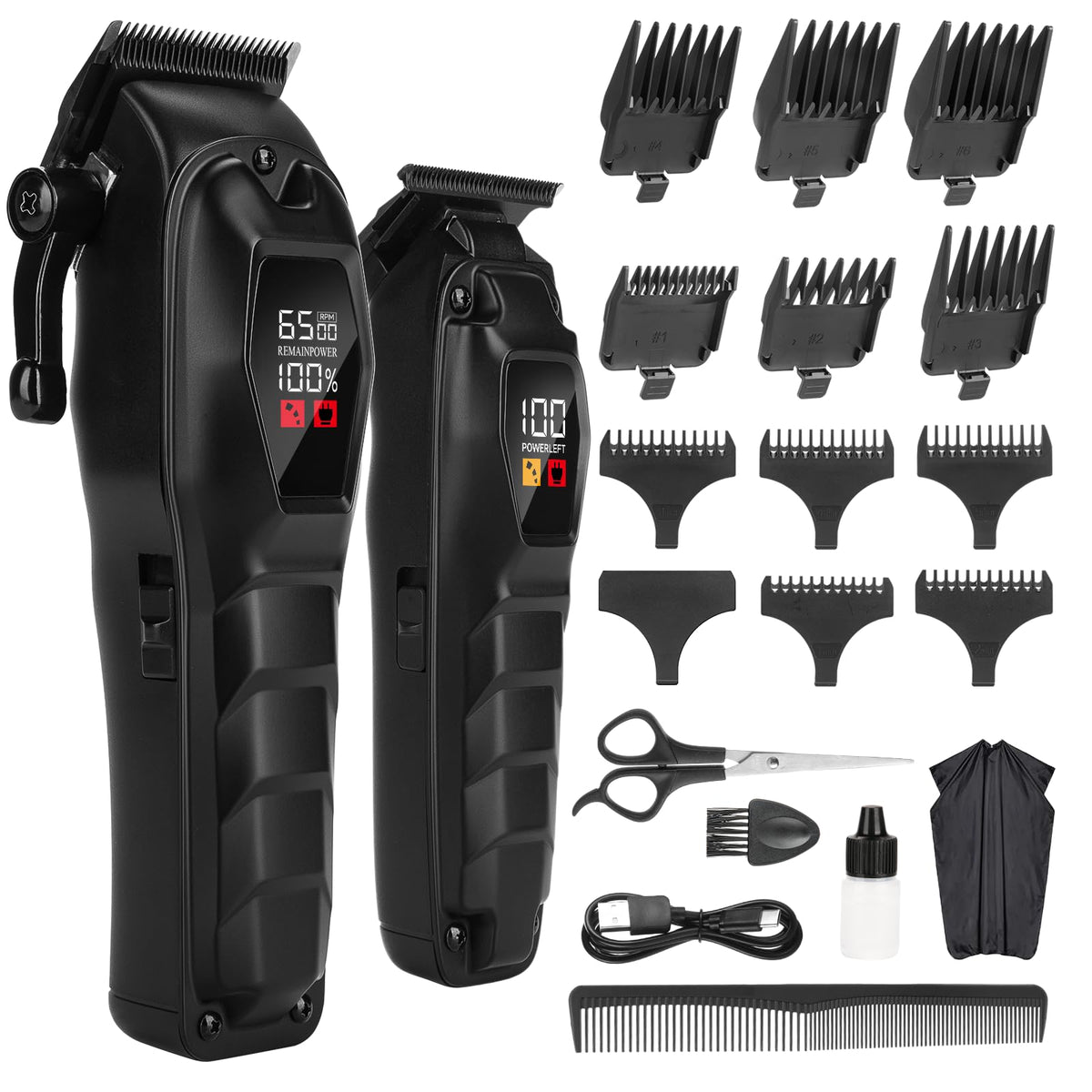 Nutcore cordless professional hair trimmer for unrestricted grooming