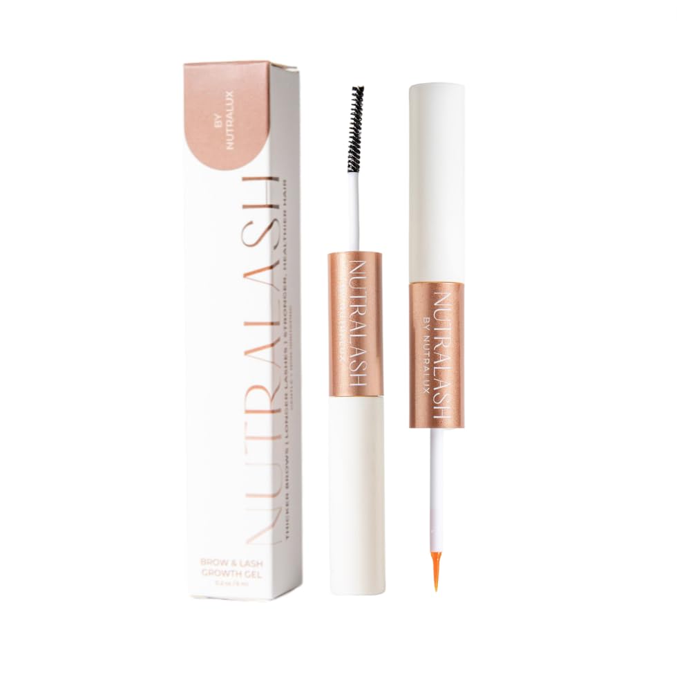 NutraLash bottle pump for easy daily lash and brow application.