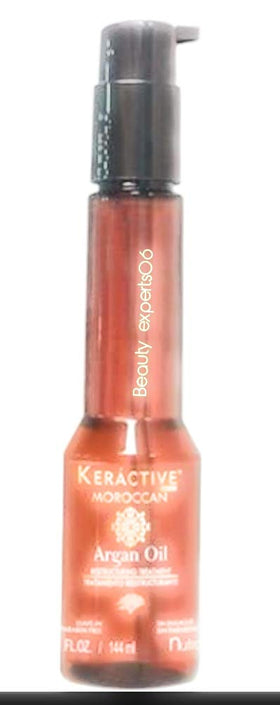 Nutrapel Keractive Argan Oil Serum application for smoother, protected hair