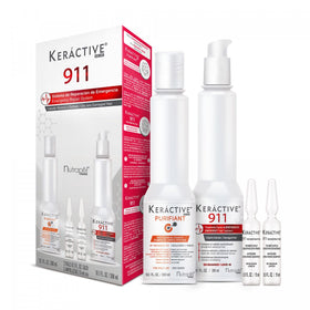 Nutrapel Keractive Intense Set packaging highlights complete scalp care routine