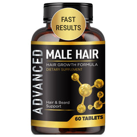 NutraPro Hair Growth male bottle promotes daily support for thicker-looking hair.