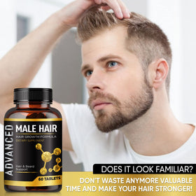 NutraPro hairline crown support illustration suggests thinning areas.