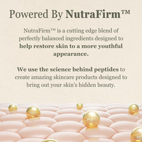 Cream applied to neck area showing hydrating effect and smoothness