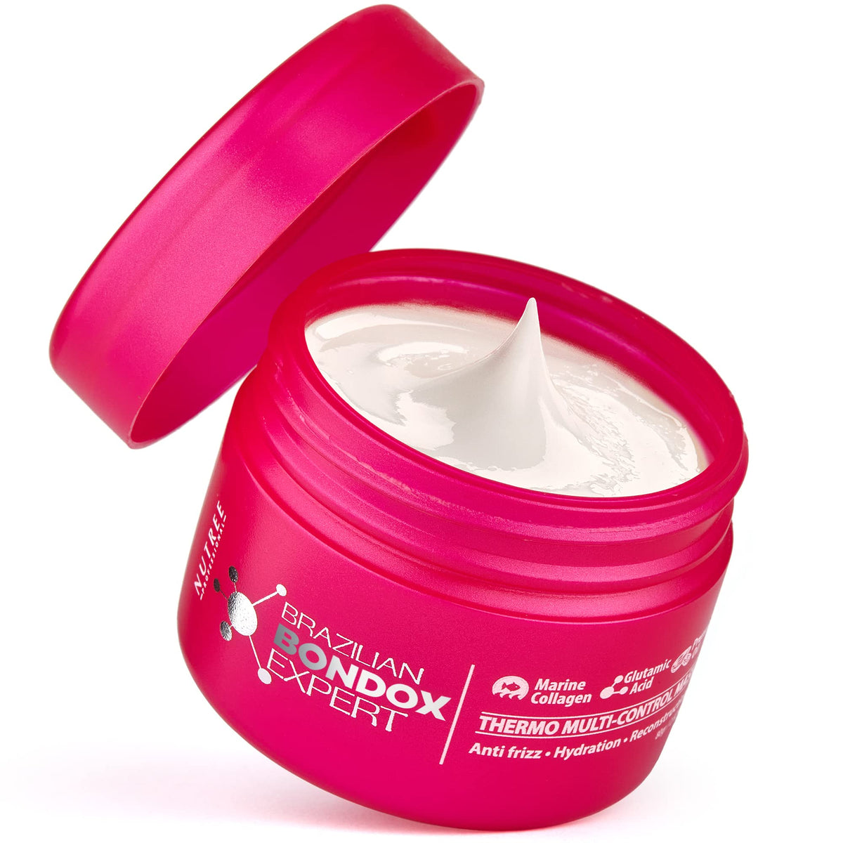 Nutree Bondox bottle displays premium deep conditioning mask for damaged hair
