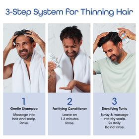 Nutri-Ox densifying tonic pump dispenses for easy, denser-looking hair.