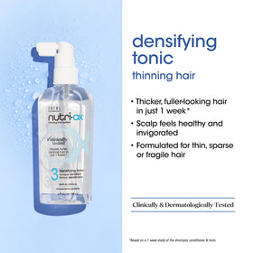 Nutri-Ox shampoo lather close-up suggesting scalp cleansing and added volume.