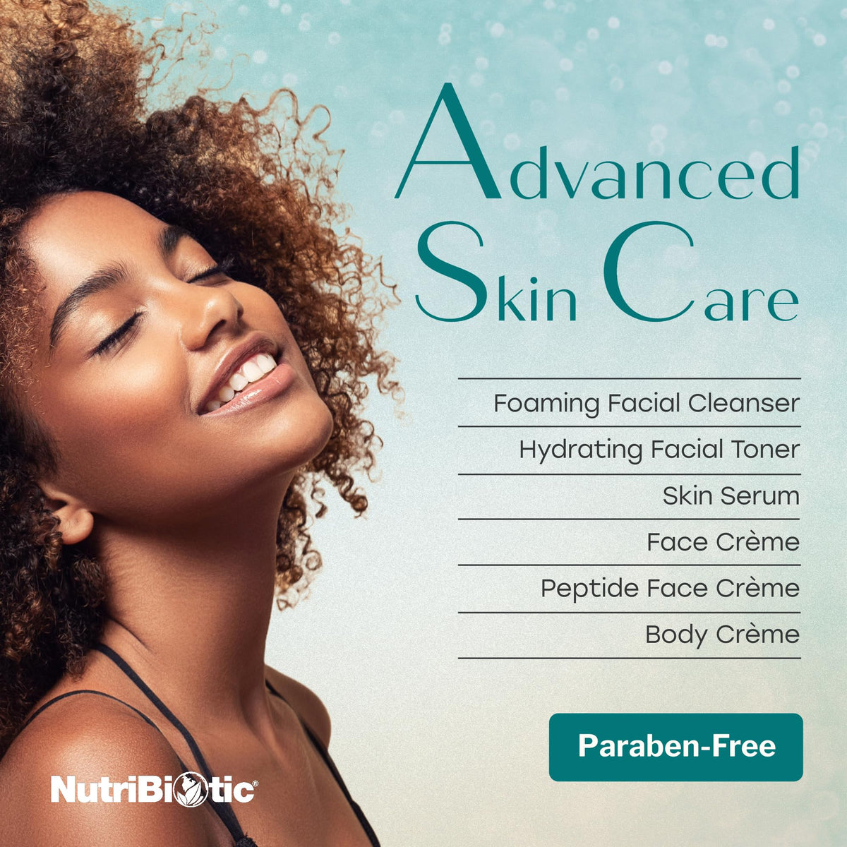 NutriBiotic Peptide Face Creme featured in a daily skincare routine