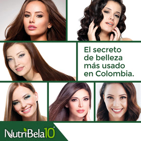 Nutribela10 Hair Mask application hands showing simple, at-home treatment routine