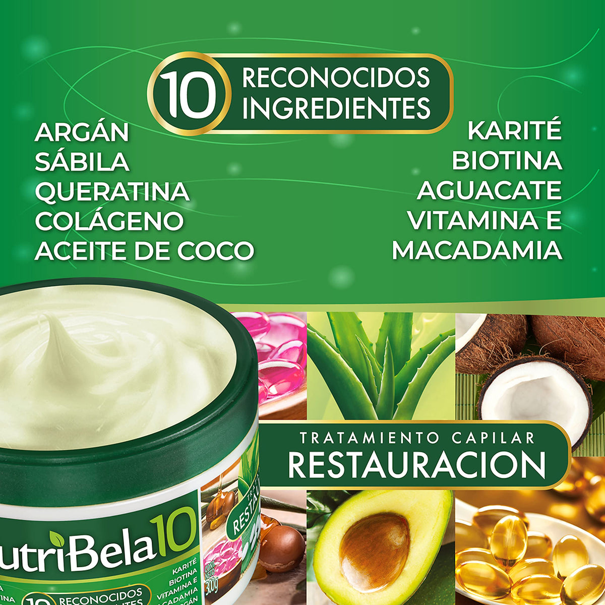 Nutribela10 Hair Mask after use delivers added shine and gloss