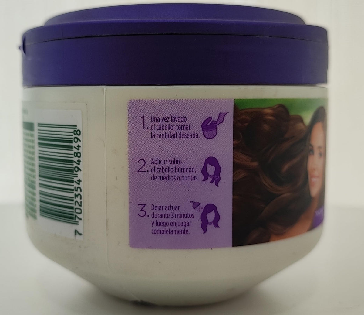 Nutribela15 Enzymotherapy 15 soft hair result after treatment with boosted shine.